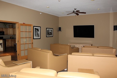LeSilve Apartments - Theater Room with Surround Sound
