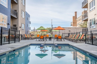 Veritas Village - First Floor Sundeck with Sparkling Pool