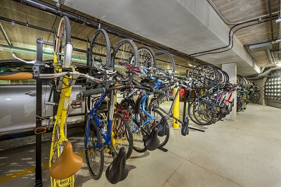 Parmenter Circle II - Heated Underground Bike Racks and Repair Station