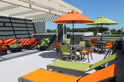 Hidden Creek Residences - Seating on Rooftop Patio #1