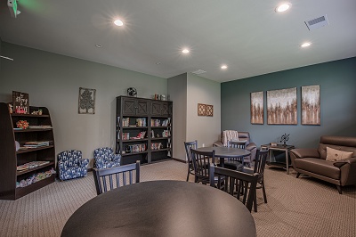 Hidden Creek Residences - Clubhouse - Relax in our Library