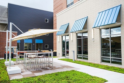 The Reserve at High Point - Private Outdoor Terrace with Fireplace and Grilling Station
