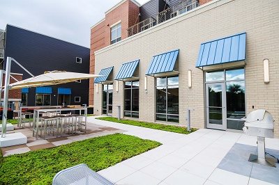 The Reserve at High Point - Private Outdoor Terrace with Fireplace and Grilling Station