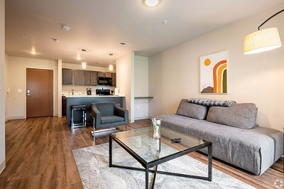 Aviary at Middleton Market - Living Room and Kitchen